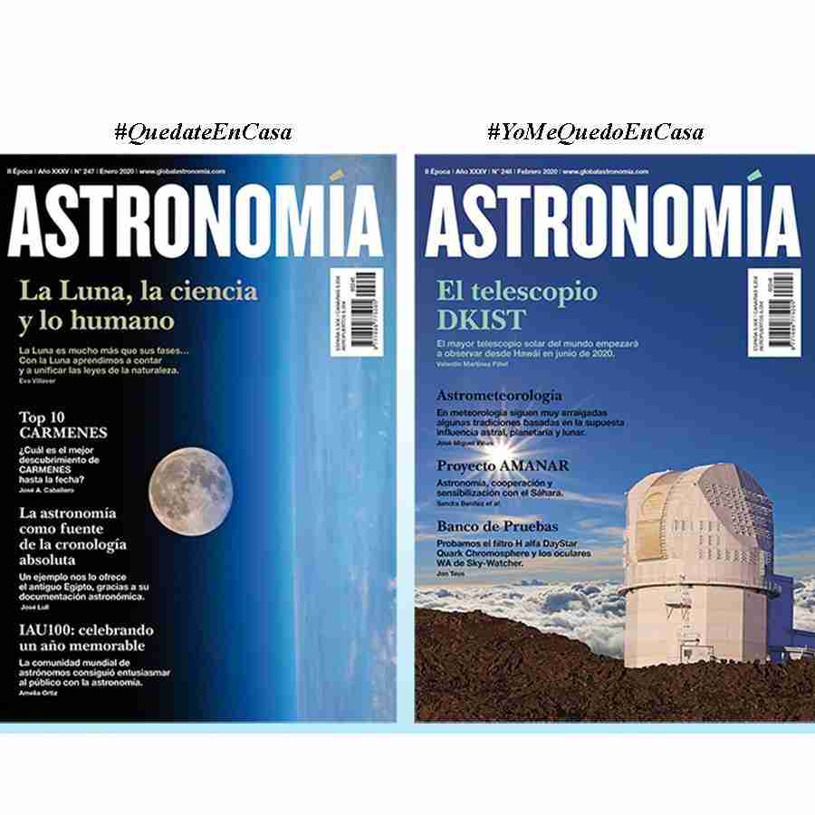 Revista Astronomía se une a #YoMeQuedoEnCasa