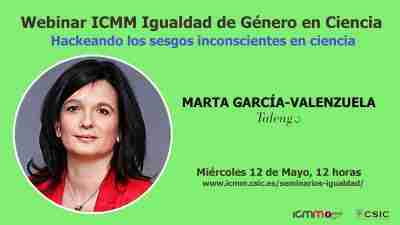 WEBINARS ICMM Igualdad de Género en Ciencia